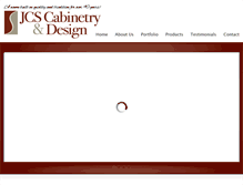 Tablet Screenshot of jcscabinetry.com
